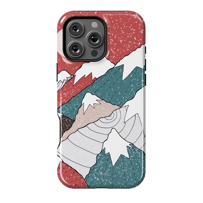 iPhone 16 Pro Max StrongFit The winter snow peaks by Steve Wade (Swade)