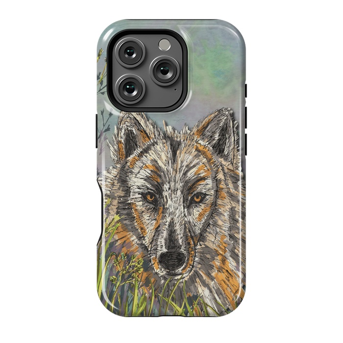 iPhone 16 Pro StrongFit Wolf I by Lotti Brown