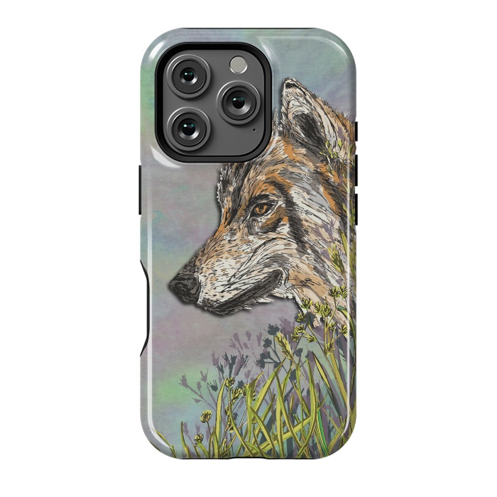 iPhone 16 Pro StrongFit Wolf II by Lotti Brown