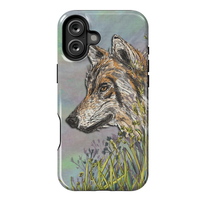 iPhone 16 Plus StrongFit Wolf II by Lotti Brown