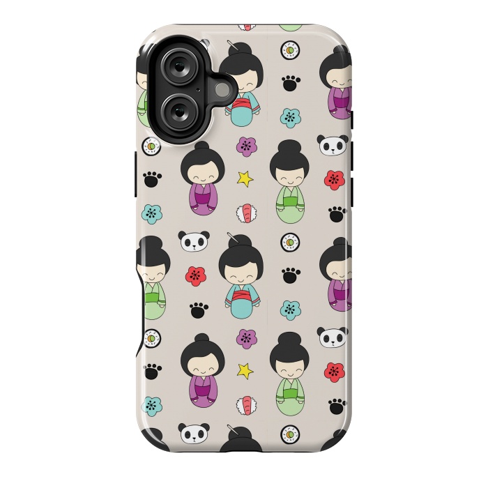 iPhone 16 Plus StrongFit russian doll pattern by MALLIKA