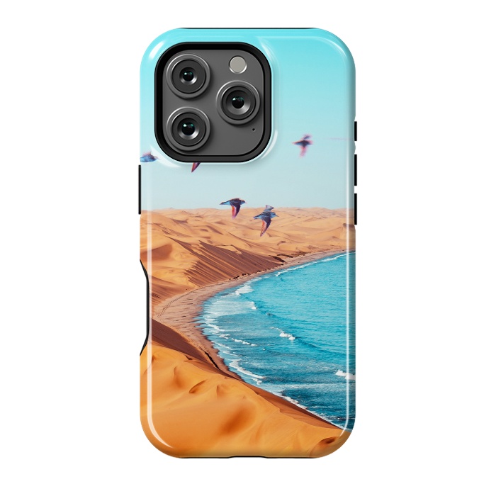 iPhone 16 Pro StrongFit Desert Birds by Uma Prabhakar Gokhale