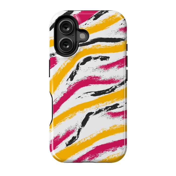 iPhone 16 StrongFit shaded zebra print by MALLIKA