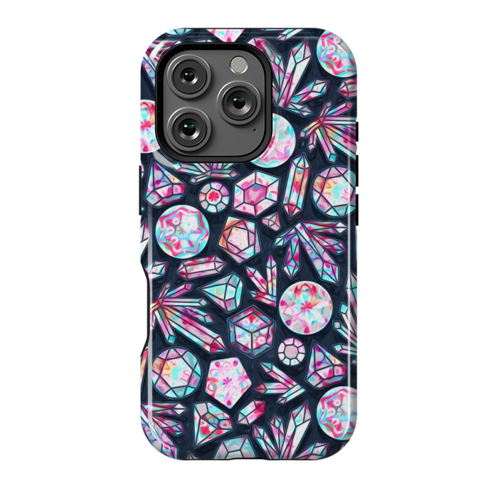 iPhone 16 Pro StrongFit Kaleidoscope Crystals  by Tigatiga