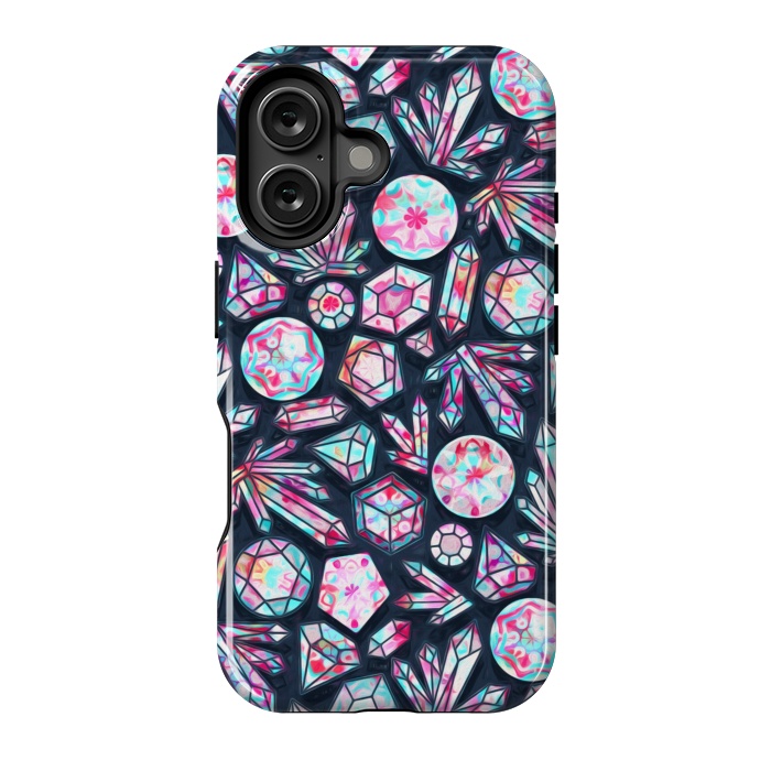 iPhone 16 StrongFit Kaleidoscope Crystals  by Tigatiga