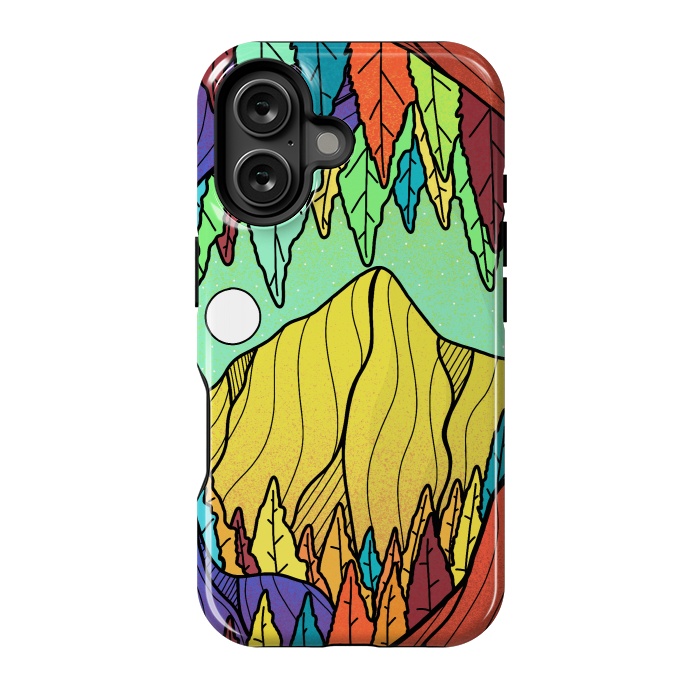 iPhone 16 StrongFit The forest cave by Steve Wade (Swade)