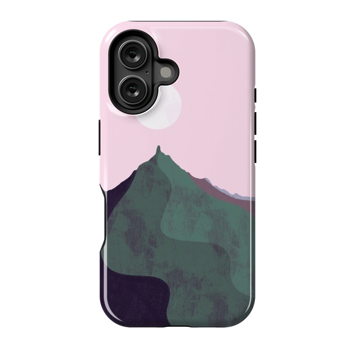 iPhone 16 StrongFit The  mauve sky peak by Steve Wade (Swade)