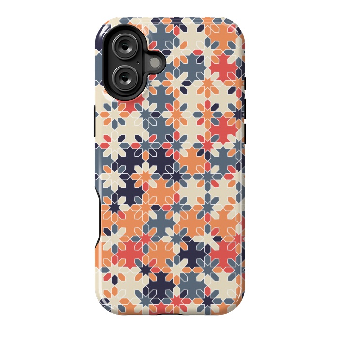 iPhone 16 Plus StrongFit FLORAL BATIK PRINT by MALLIKA