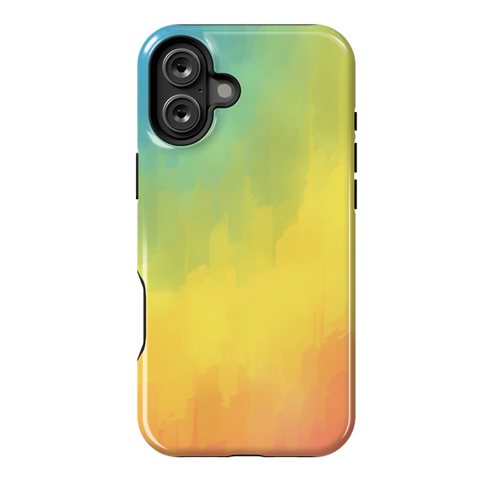 iPhone 16 Plus StrongFit Watercolors Mix by Texnotropio