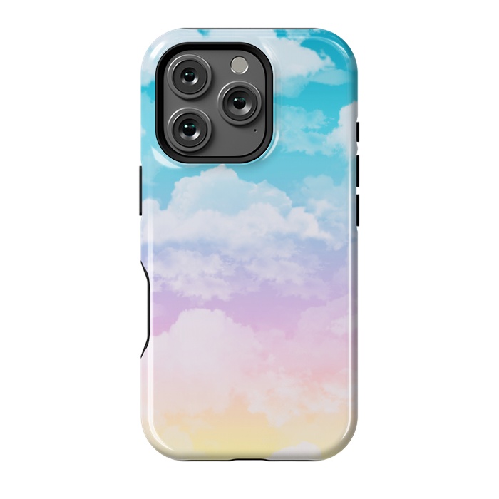 iPhone 16 Pro StrongFit Pastel Clouds by Julie Erin Designs