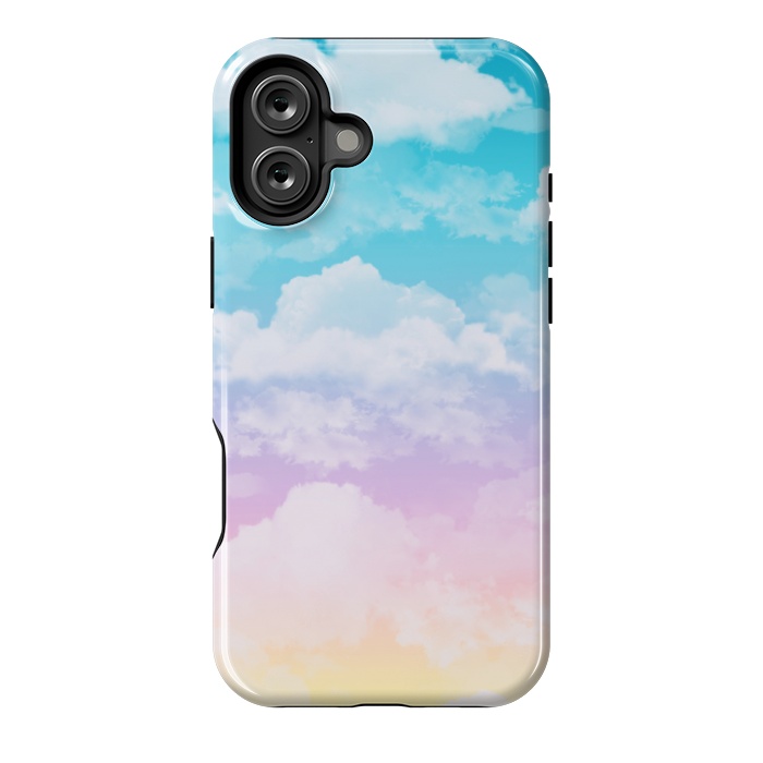 iPhone 16 Plus StrongFit Pastel Clouds by Julie Erin Designs