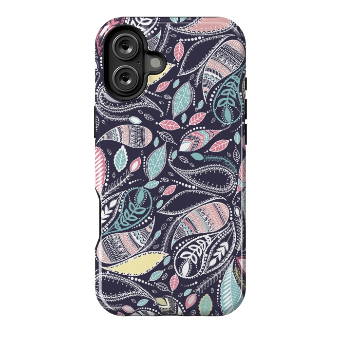 iPhone 16 Plus StrongFit Paisley Princess by Rose Halsey