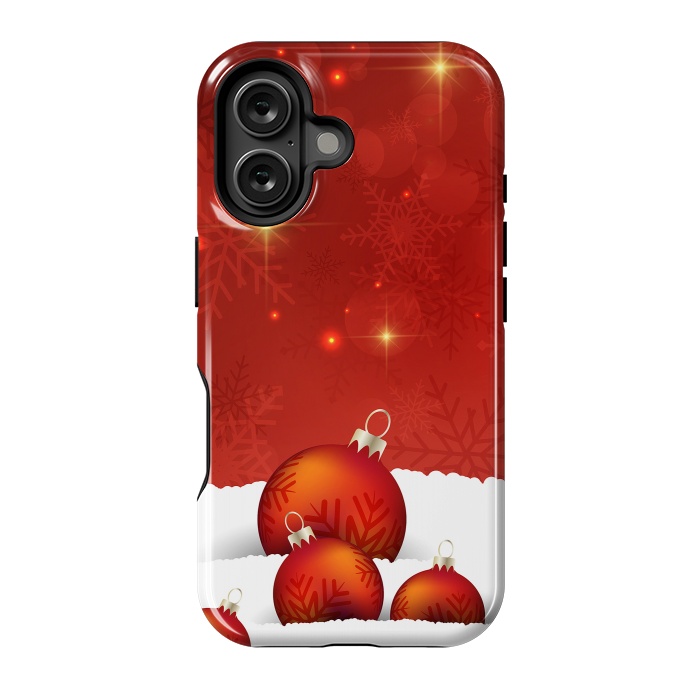 iPhone 16 StrongFit Red Christmas by Texnotropio