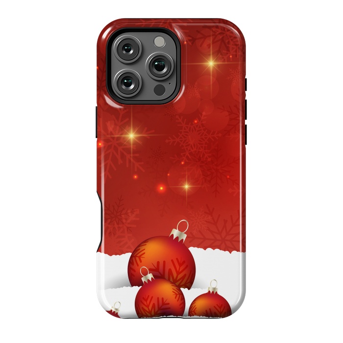 iPhone 16 Pro Max StrongFit Red Christmas by Texnotropio