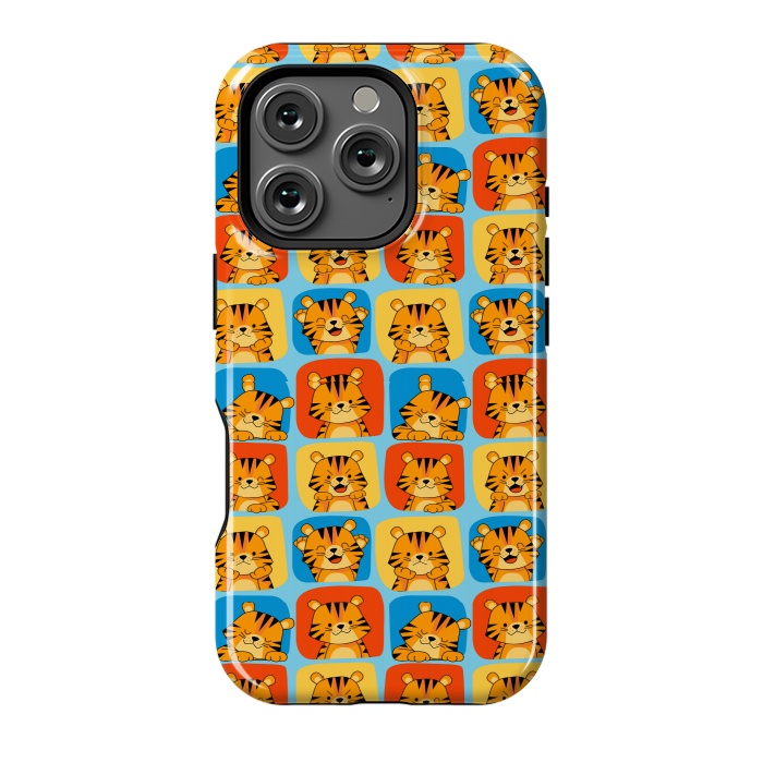 iPhone 16 Pro StrongFit CUTE TIGER PATTERN by MALLIKA