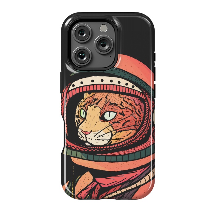 iPhone 16 Pro StrongFit The ginger space cat by Steve Wade (Swade)