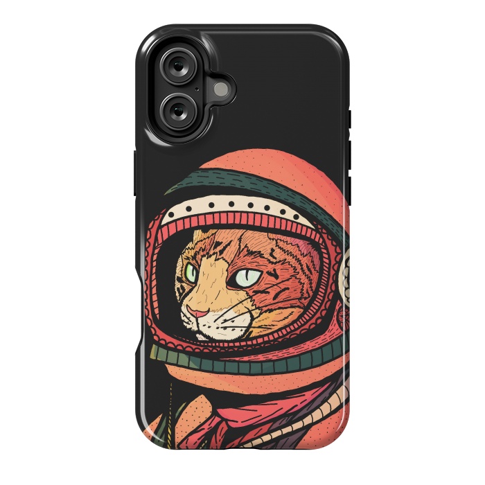 iPhone 16 Plus StrongFit The ginger space cat by Steve Wade (Swade)