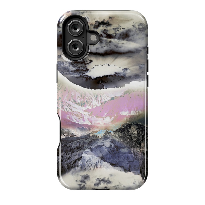 iPhone 16 Plus StrongFit Mountain landscape digital art by Oana 