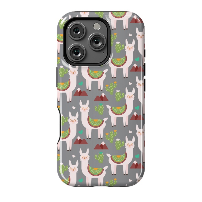 iPhone 16 Pro StrongFit LLAMA IS LOVE by MALLIKA