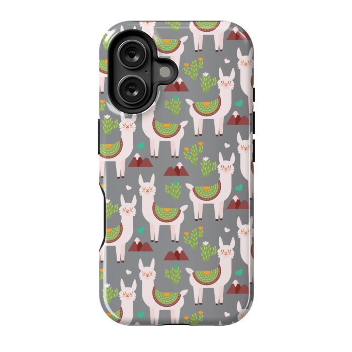 iPhone 16 StrongFit LLAMA IS LOVE by MALLIKA