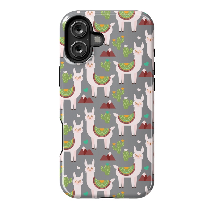 iPhone 16 Plus StrongFit LLAMA IS LOVE by MALLIKA