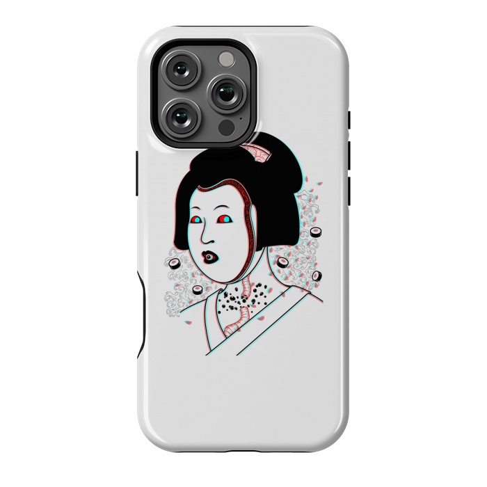 iPhone 16 Pro Max StrongFit Psychedelic Geisha by Pigboom