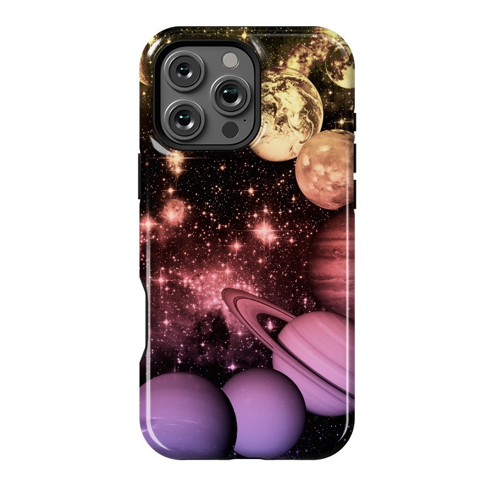 iPhone 16 Pro Max StrongFit Pastel gradient Solar System space art by Oana 