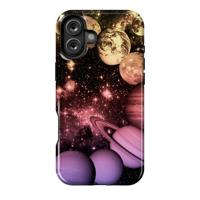 iPhone 16 Plus StrongFit Pastel gradient Solar System space art by Oana 