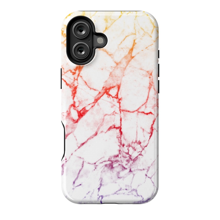 iPhone 16 Plus StrongFit Colour gradient marble texture by Oana 