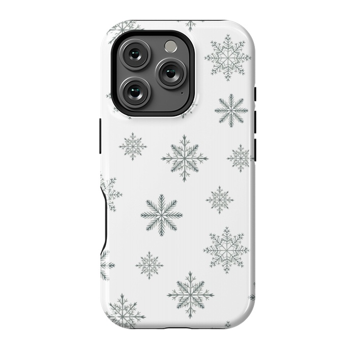 iPhone 16 Pro StrongFit Snowflakes by Julia Badeeva