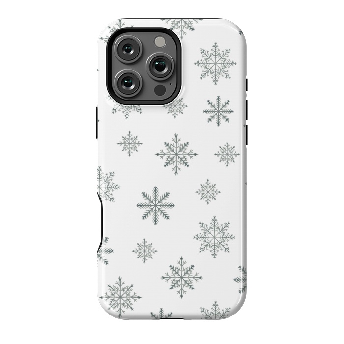 iPhone 16 Pro Max StrongFit Snowflakes by Julia Badeeva