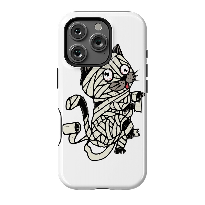 iPhone 16 Pro StrongFit Mummy Cat by Afif Quilimo