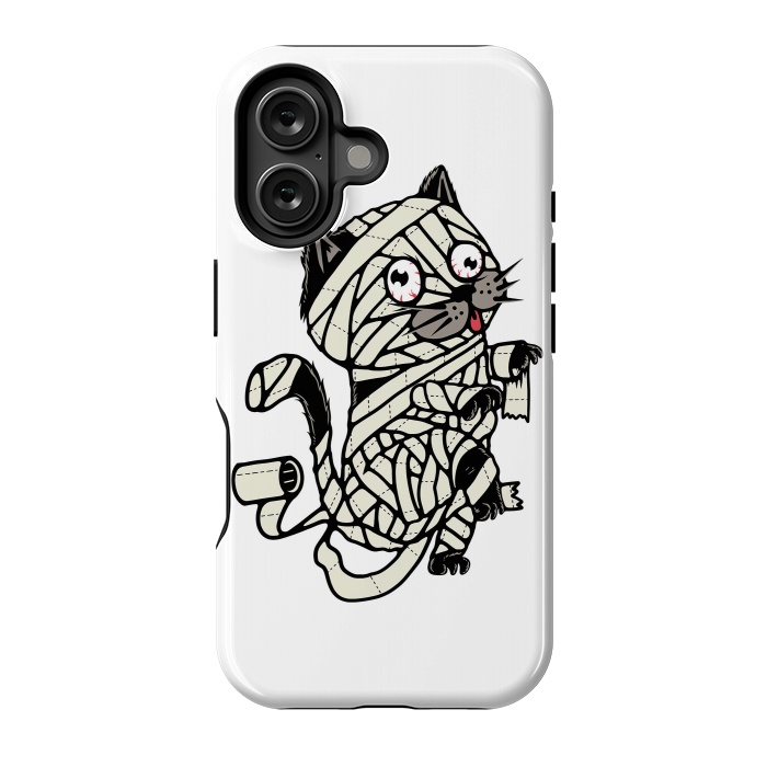 iPhone 16 StrongFit Mummy Cat by Afif Quilimo