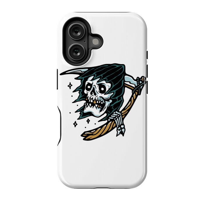 iPhone 16 StrongFit Grim Reaper Tattoo by Afif Quilimo