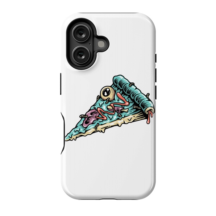 iPhone 16 StrongFit Pizza Zombie by Afif Quilimo