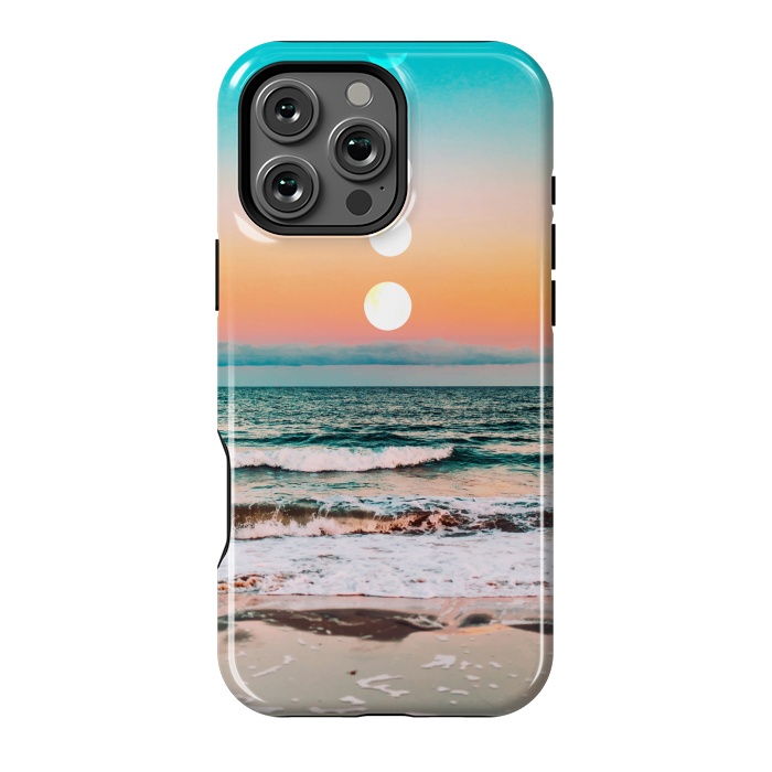 iPhone 16 Pro Max StrongFit Beach Moon by Uma Prabhakar Gokhale