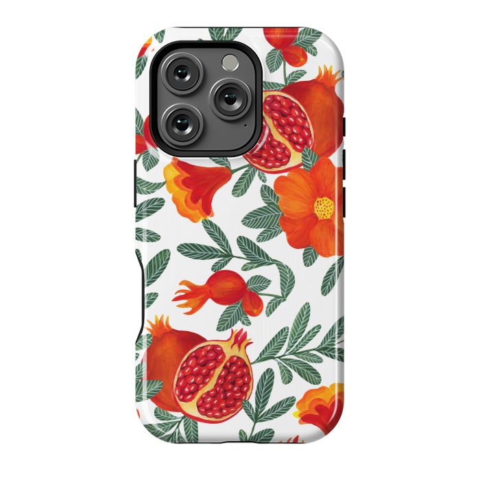 iPhone 16 Pro StrongFit Pomegranate by Julia Badeeva