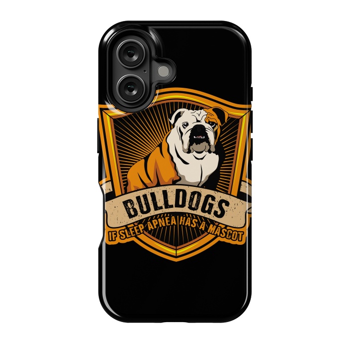 iPhone 16 StrongFit bulldog by haroulita