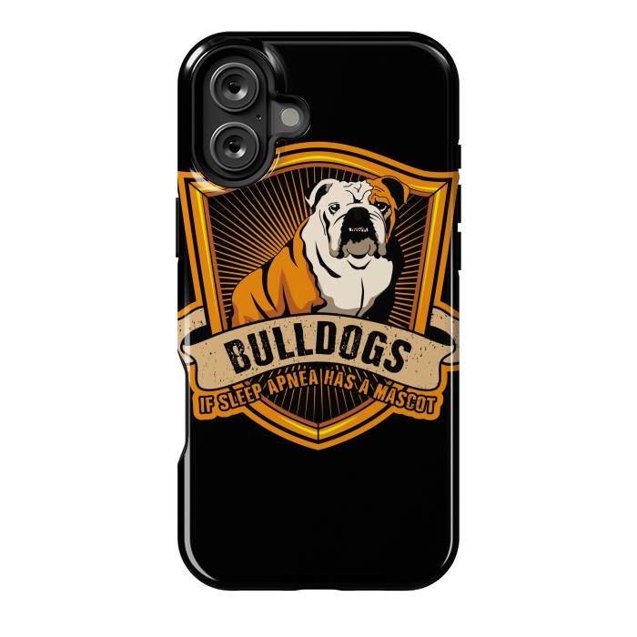 iPhone 16 Plus StrongFit bulldog by haroulita