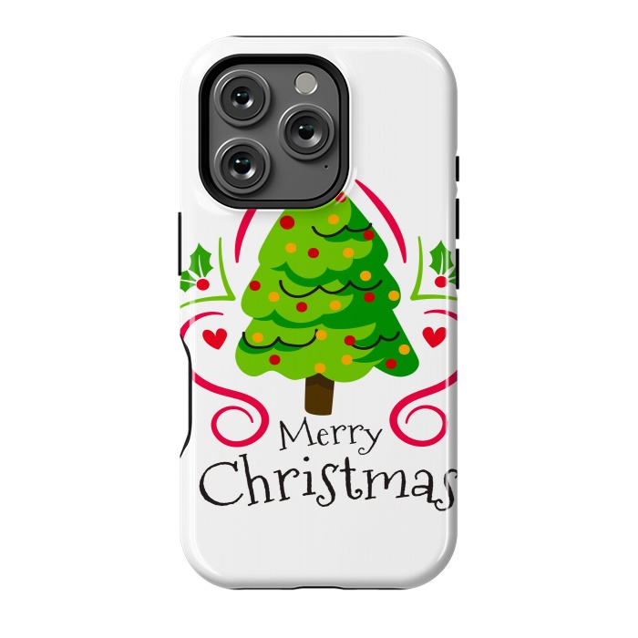 iPhone 16 Pro StrongFit merry xmas tree by haroulita