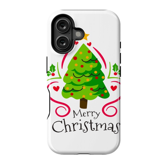 iPhone 16 StrongFit merry xmas tree by haroulita