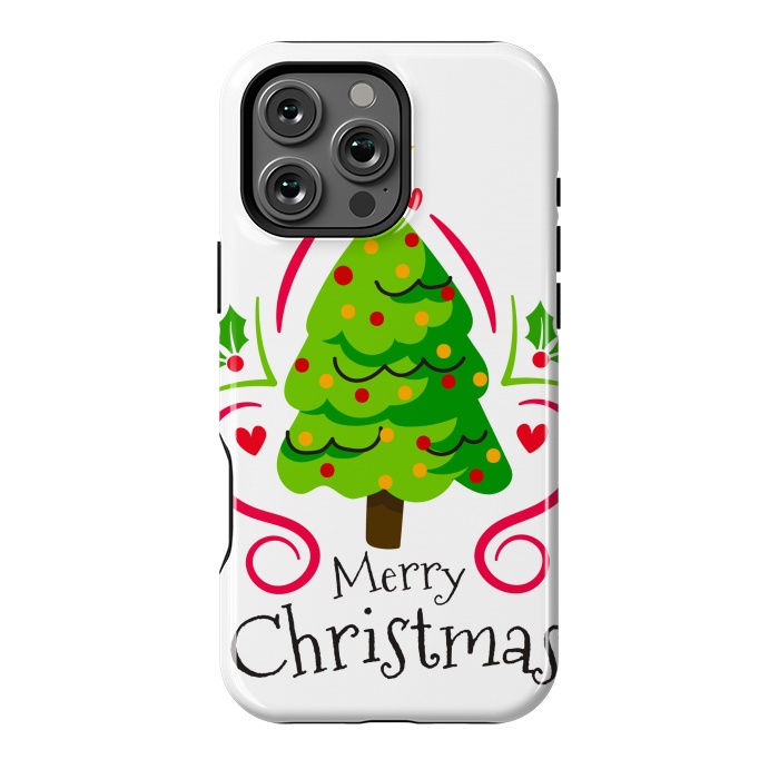 iPhone 16 Pro Max StrongFit merry xmas tree by haroulita