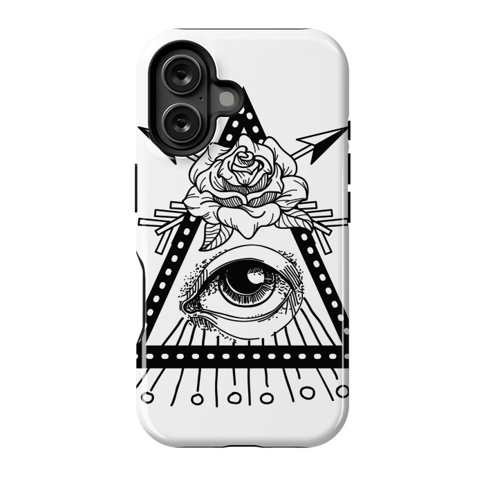 iPhone 16 StrongFit third eye rose by haroulita