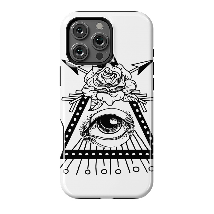 iPhone 16 Pro Max StrongFit third eye rose by haroulita