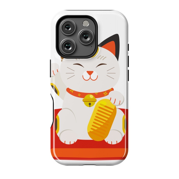 iPhone 16 Pro StrongFit lucky cat by haroulita