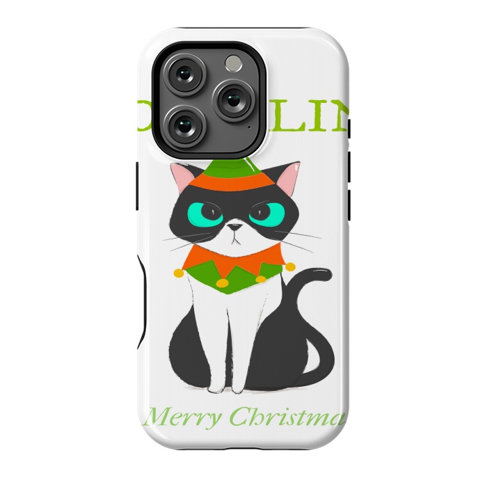 iPhone 16 Pro StrongFit funny kitty by haroulita