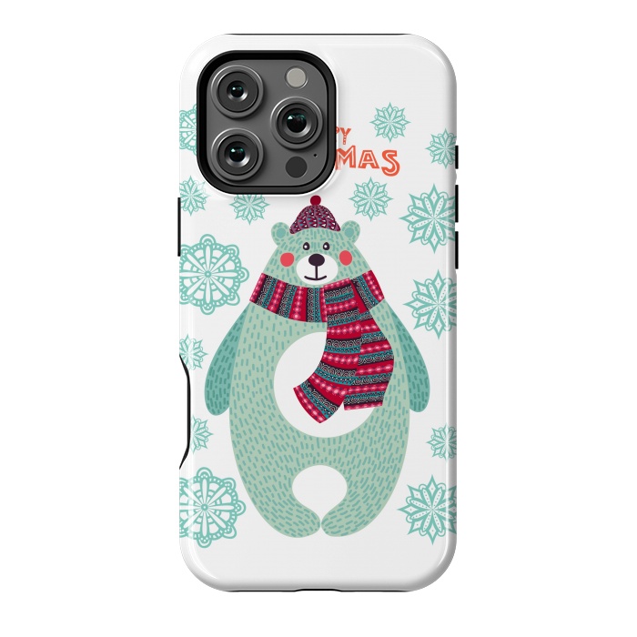 iPhone 16 Pro Max StrongFit xmas bear by haroulita