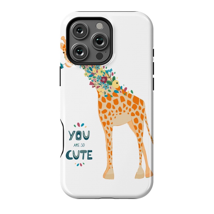 iPhone 16 Pro Max StrongFit cute giraffe by haroulita