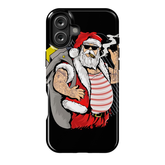 iPhone 16 Plus StrongFit funny santa x by haroulita