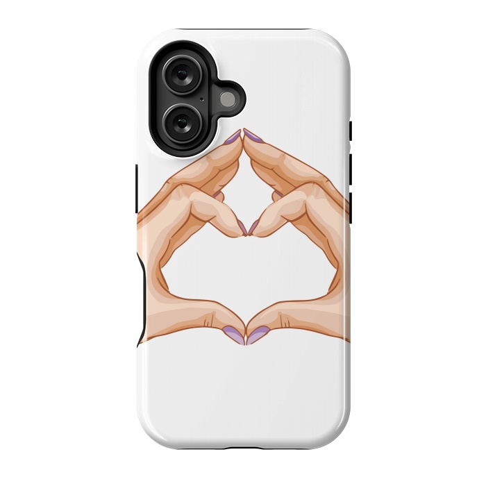 iPhone 16 StrongFit heart hand  by haroulita